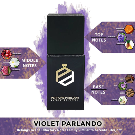 Violet Parlando 1544 Purple Accento Xerjoff® Dupe Clone