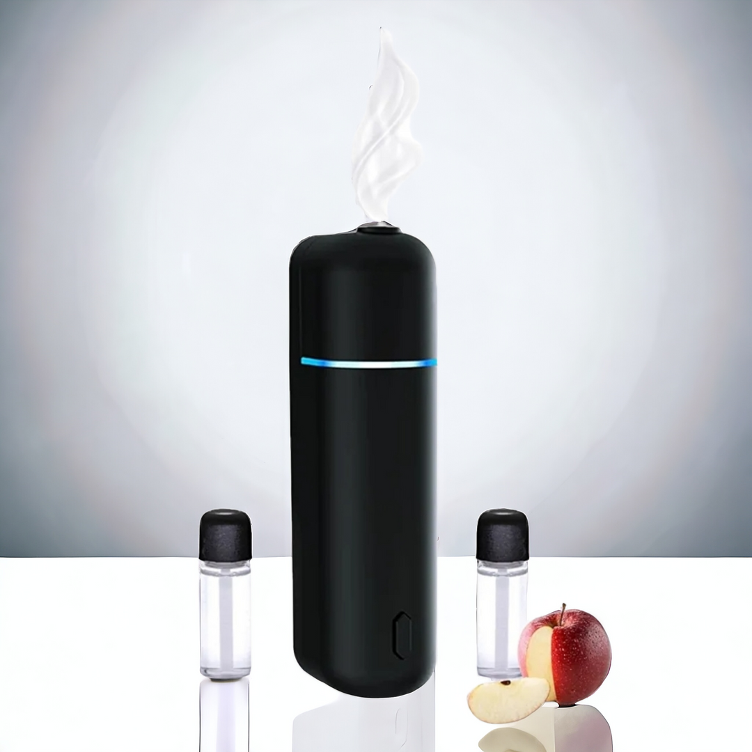 Portable Car Fragrance Diffuser with 6 Fragrance Vials